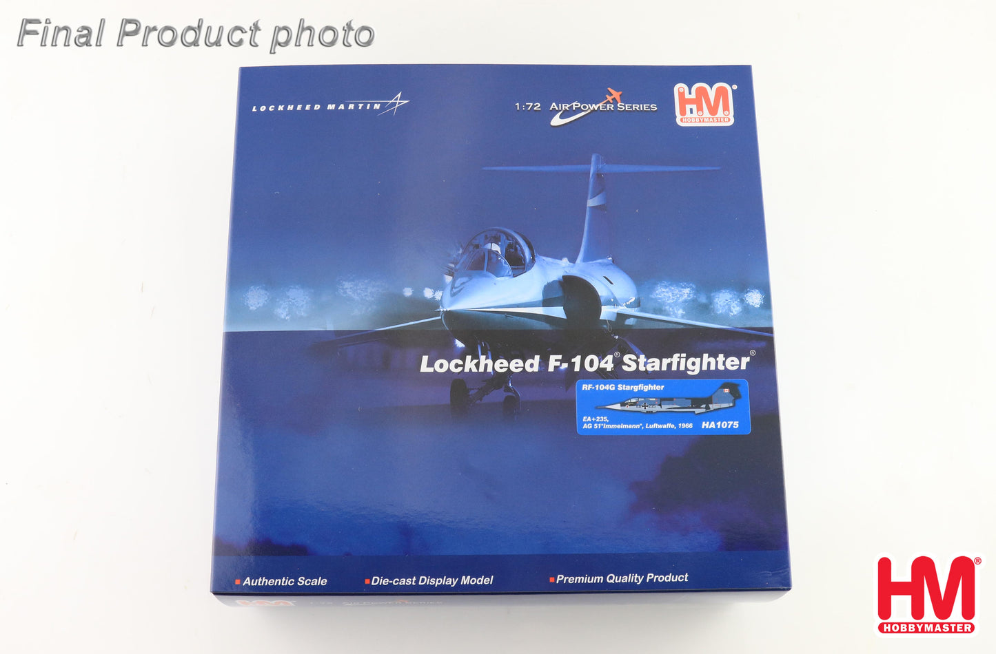 1/72 RF-104G Stargfighter EA+235 AG 51 "Immelmann" Luftwaffe 1966