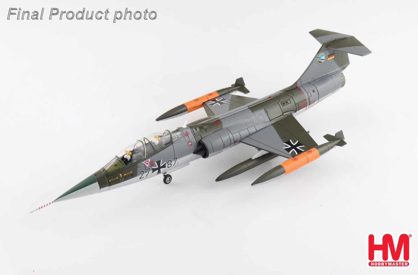 1/72 TF-104G Starfighter 27+87 JG 74 "Molders" 1970s