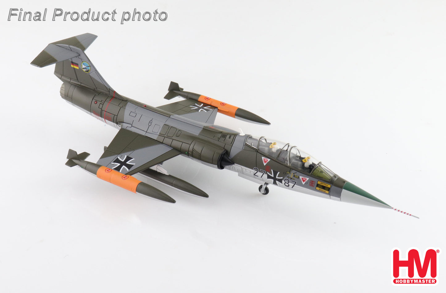 1/72 TF-104G Starfighter 27+87 JG 74 "Molders" 1970s