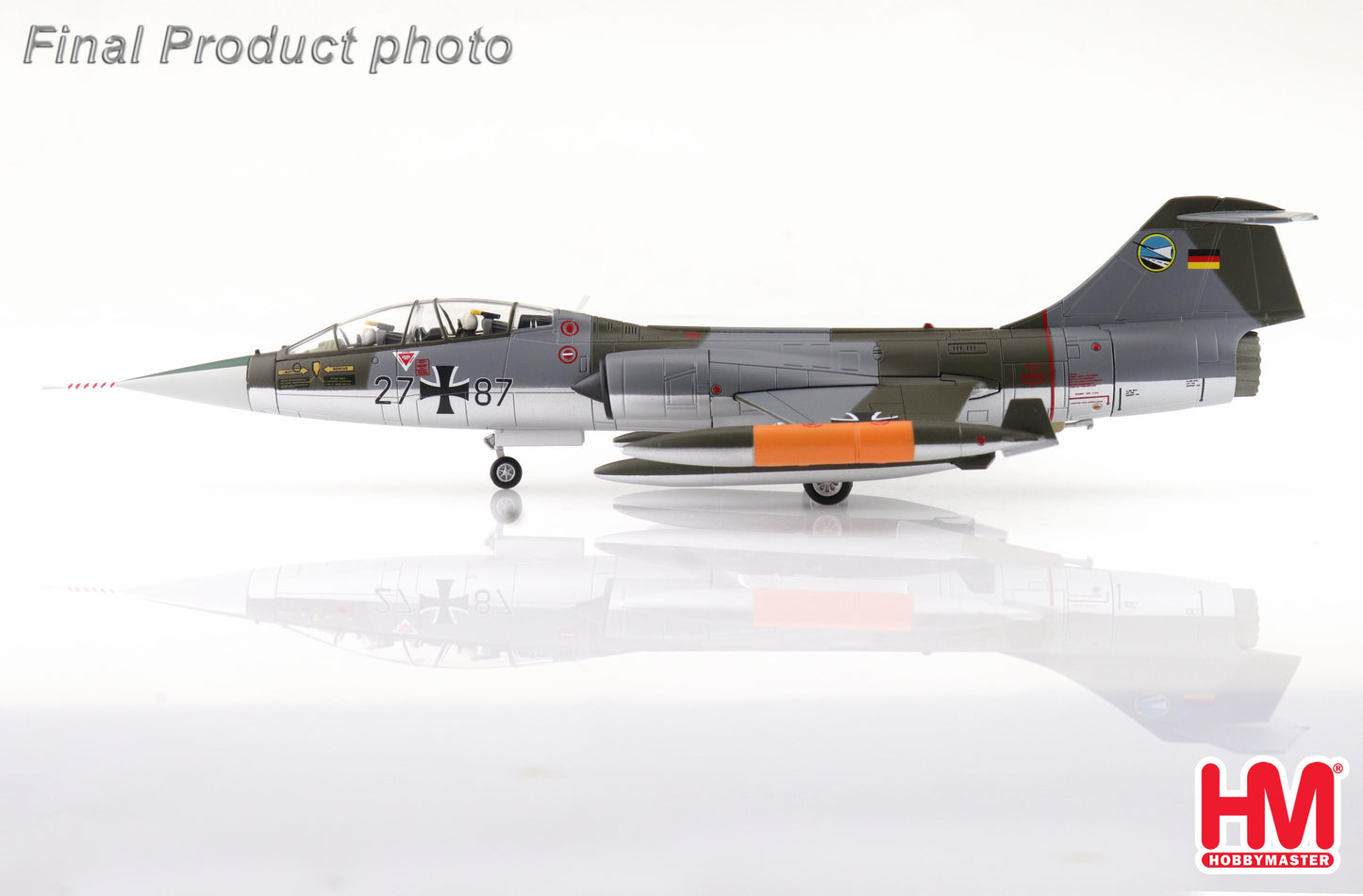 1/72 TF-104G Starfighter 27+87 JG 74 "Molders" 1970s