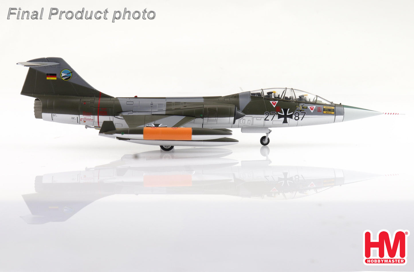 1/72 TF-104G Starfighter 27+87 JG 74 "Molders" 1970s