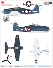 1/72 F6F-3 Hellcat White 5 Lt. Oscar Chenoweth VF-38 Segi Point airstrip New Georgia Island Sept 1943