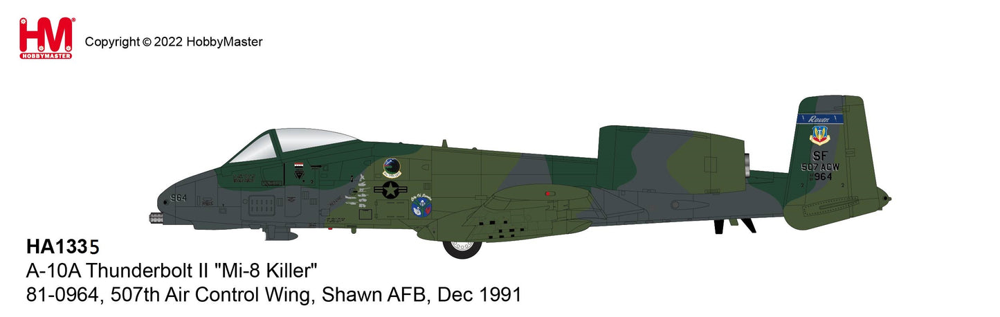 1/72 A-10A Thunderbolt II "Mi-8 Killer" 81-0964 21 FS 507th ACW Shawn AFB December 1991