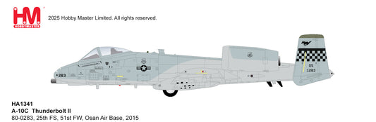 1/72 A-10C Thunderbolt II 80-0283 25th FS 51st FW Osan Air Base 2015