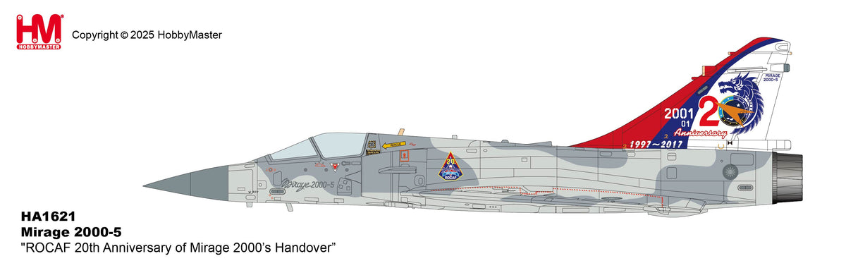 1/72 Mirage 2000-5 "20th Anniversary of Mirage 2000 ROCAF"