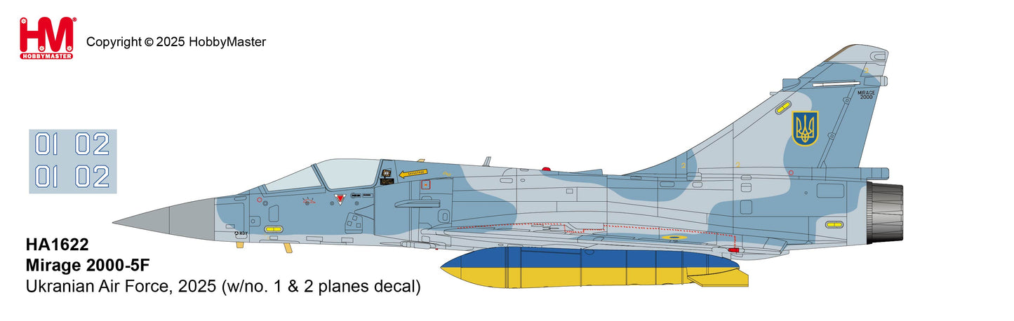 1/72 Mirage 2000-5F Ukrainian Air Force, 2025 (with SCALP Missiles)