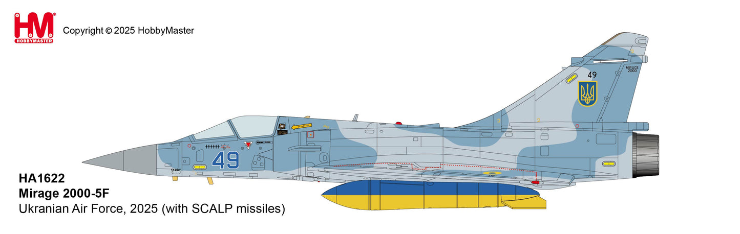 1/72 Mirage 2000-5F Ukrainian Air Force, 2025 (with SCALP Missiles)