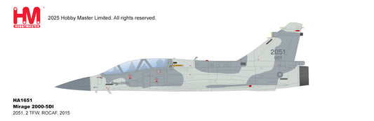 1/72 Mirage 2000-5DI 2051/DI01, 2nd TFW, ROCAF, 2014