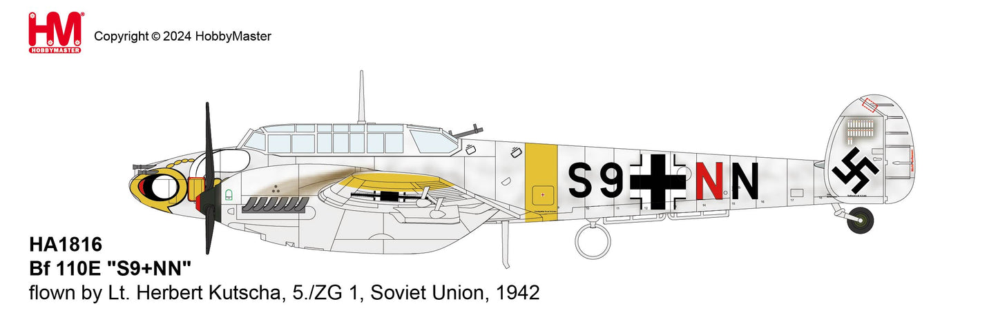 1/72 Bf 110E "S9+NN" flown by Lt. Herbert Kutscha, 5./ZG 1, Soviet Union, 1942