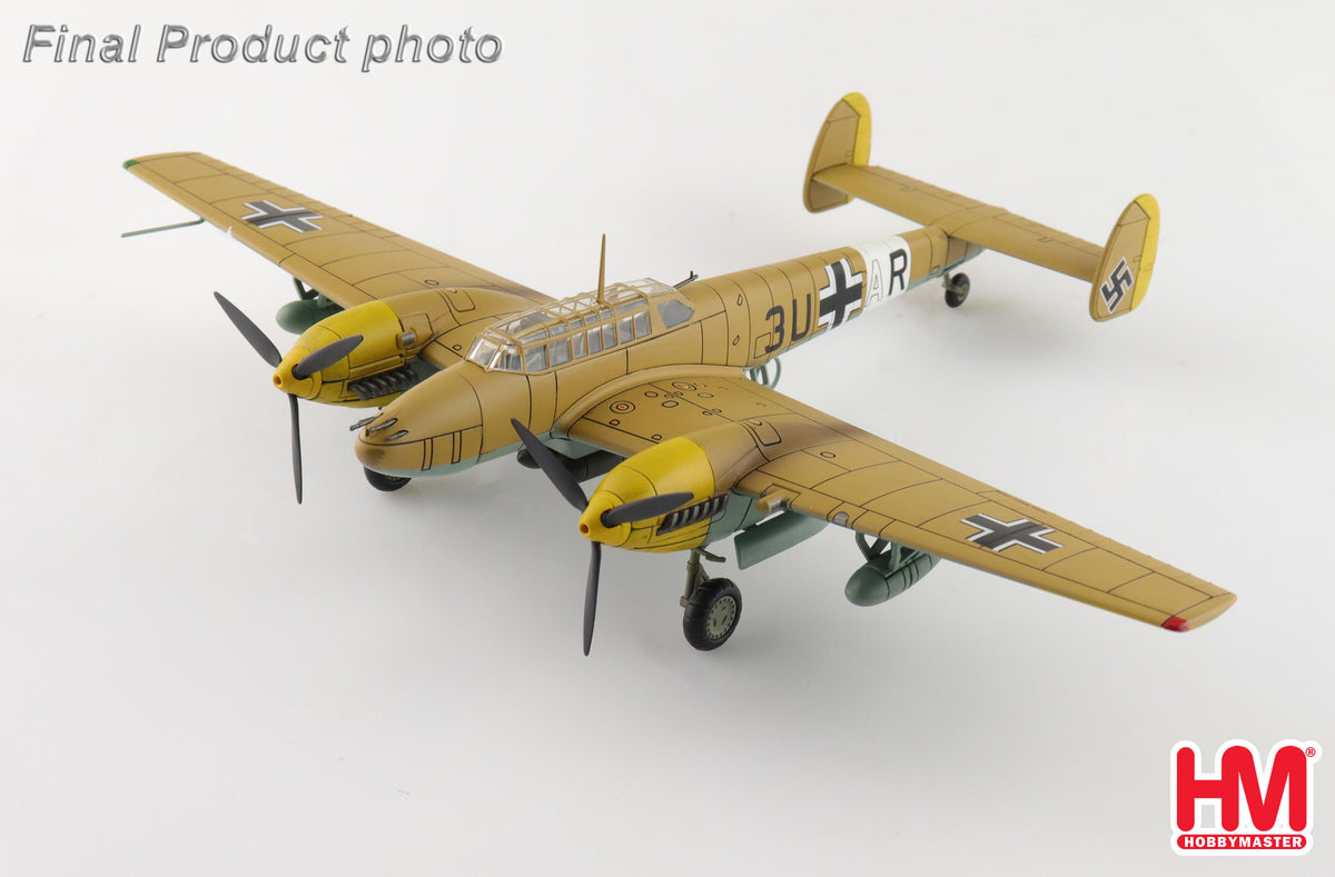 1/72 Bf 110E-2 3U+AR, 7./ZG 26, Italy 1941 (Special Weathered Version)