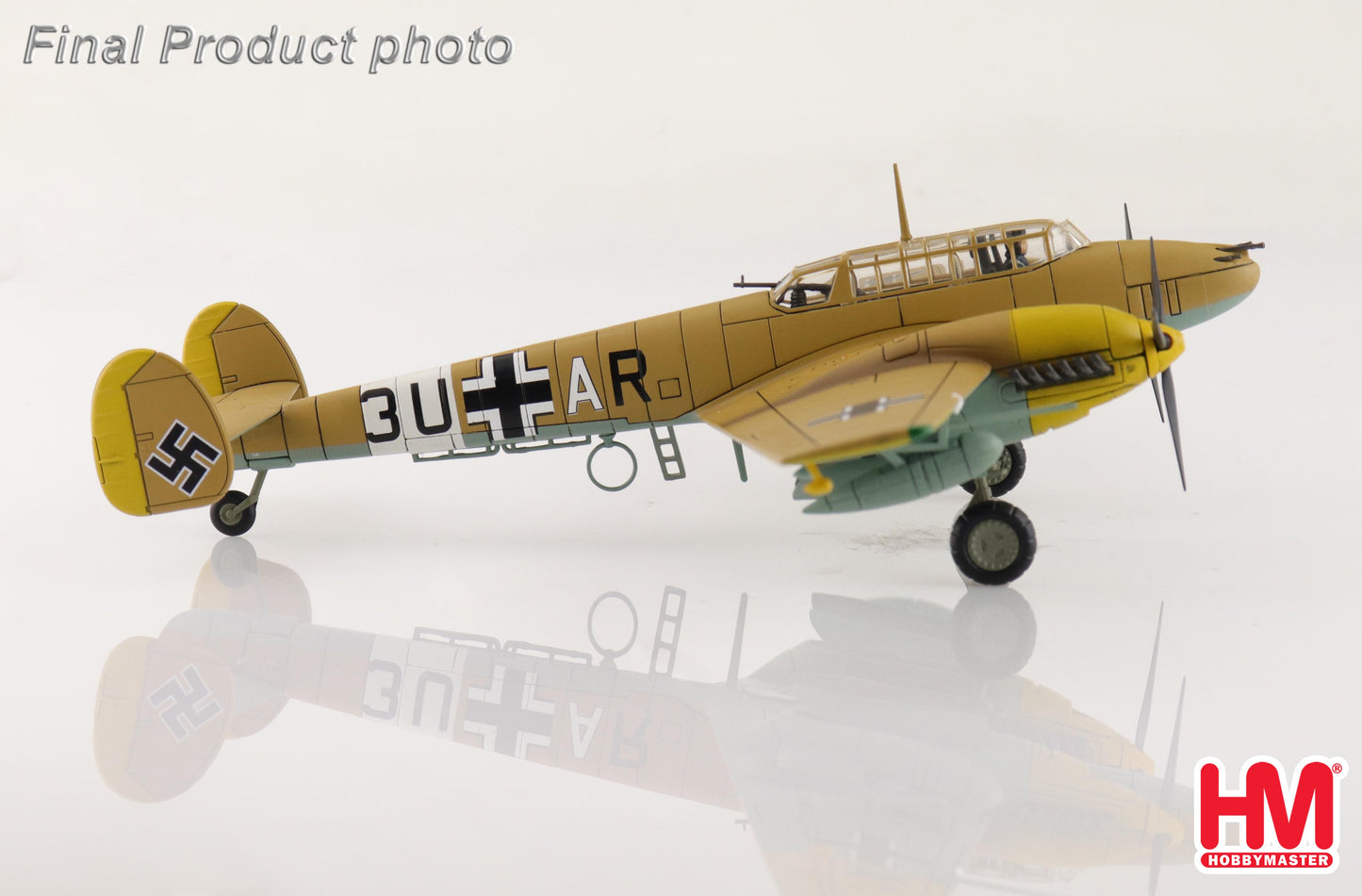 1/72 Bf 110E-2 3U+AR, 7./ZG 26, Italy 1941 (Special Weathered Version)