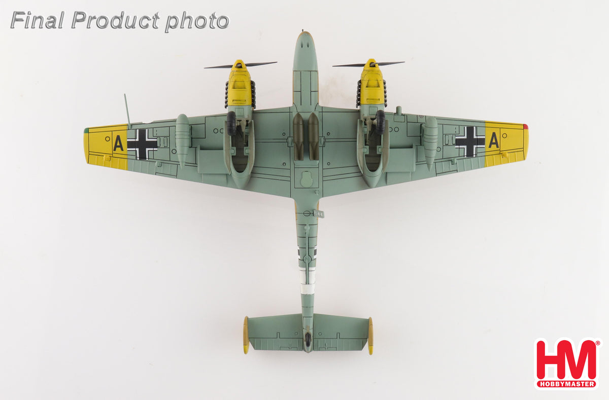 1/72 Bf 110E-2 3U+AR, 7./ZG 26, Italy 1941 (Special Weathered Version)