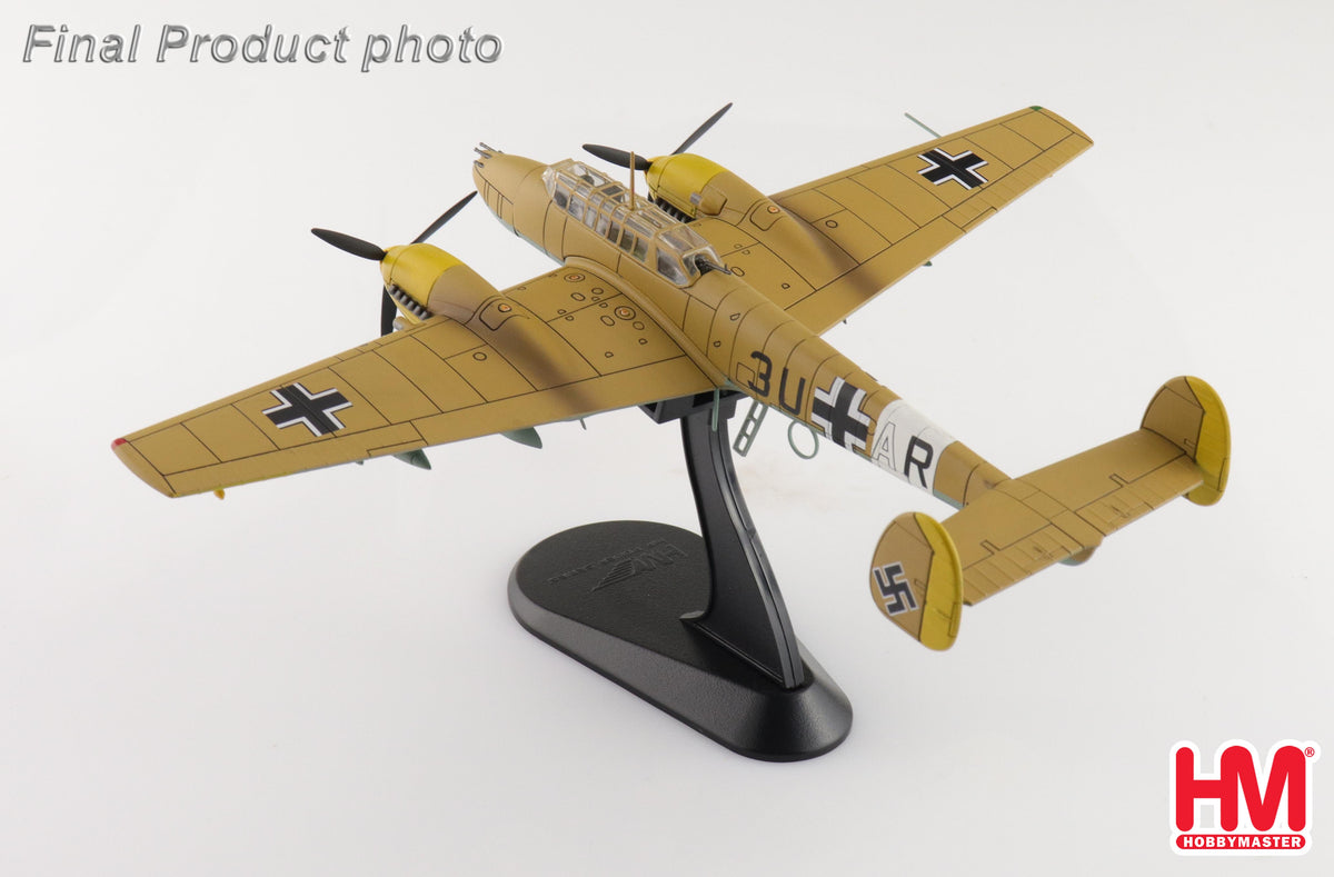 1/72 Bf 110E-2 3U+AR, 7./ZG 26, Italy 1941 (Special Weathered Version)