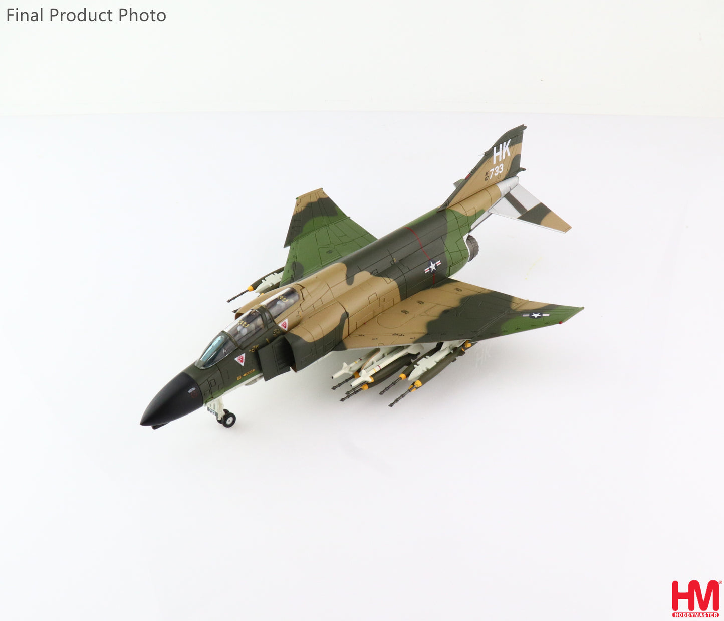 1/72 F-4D Phantom II, 66-7733, 480th TFS, USAF, Phu Cat AB, 1969 (with 12 x Mk.82 Bombs on Underwings)