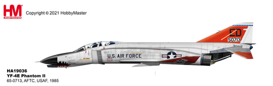 1/72 YF-4E Phantom II 65-0713, AFTC, USAF, 1985
