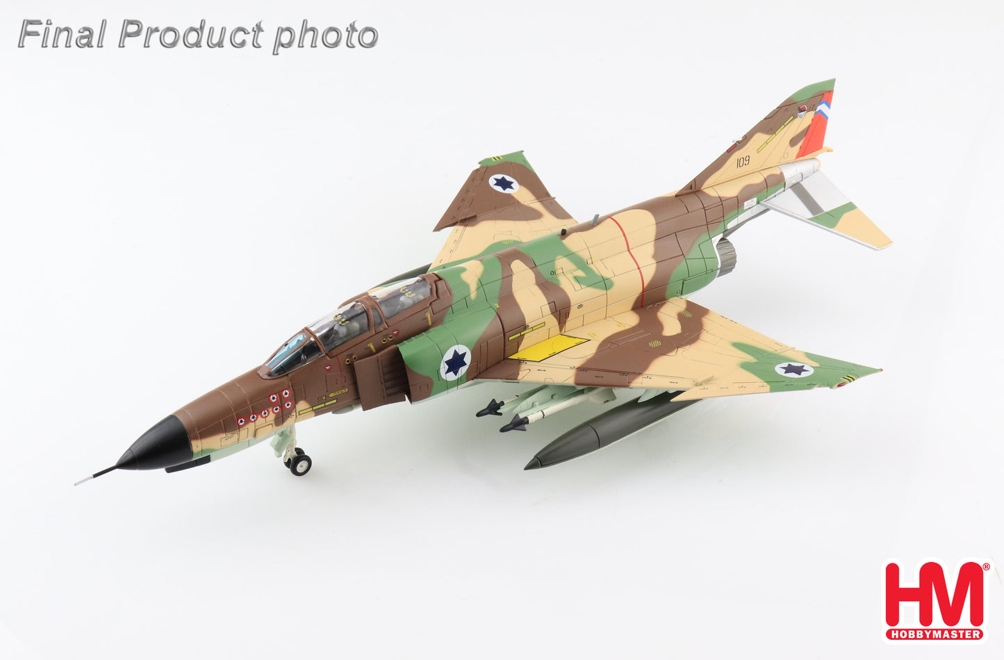 1/72 F-4E "Kurnass" S/N 109 201st Sqn. "The One" Tel Nof Air Base Israel Air Force 1974