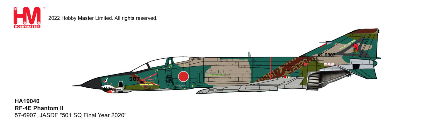 1/72 RF-4E Phantom II 57-6907 JASDF "501 SQ Final Year 2020"