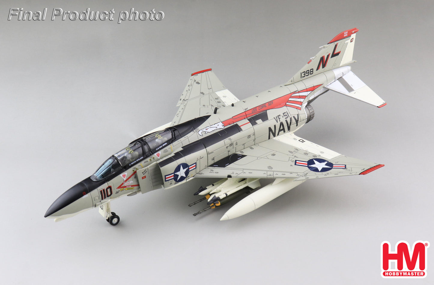 1/72 F-4B "MiG-17 Killer" 151398 VF-51"Screaming Eagles" USS Coral Sea  May 1972