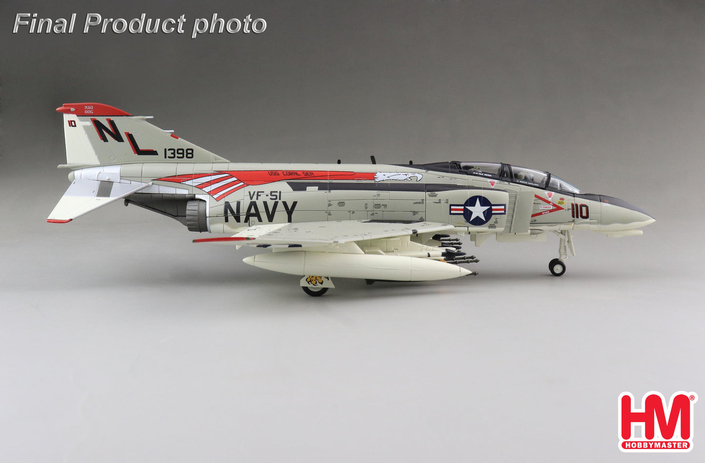 1/72 F-4B "MiG-17 Killer" 151398 VF-51"Screaming Eagles" USS Coral Sea  May 1972