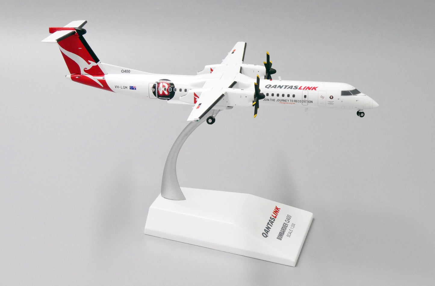 1/200 QantasLink Bombardier Dash 8-Q400 VH-LQM iRecognise.org.au Livery -