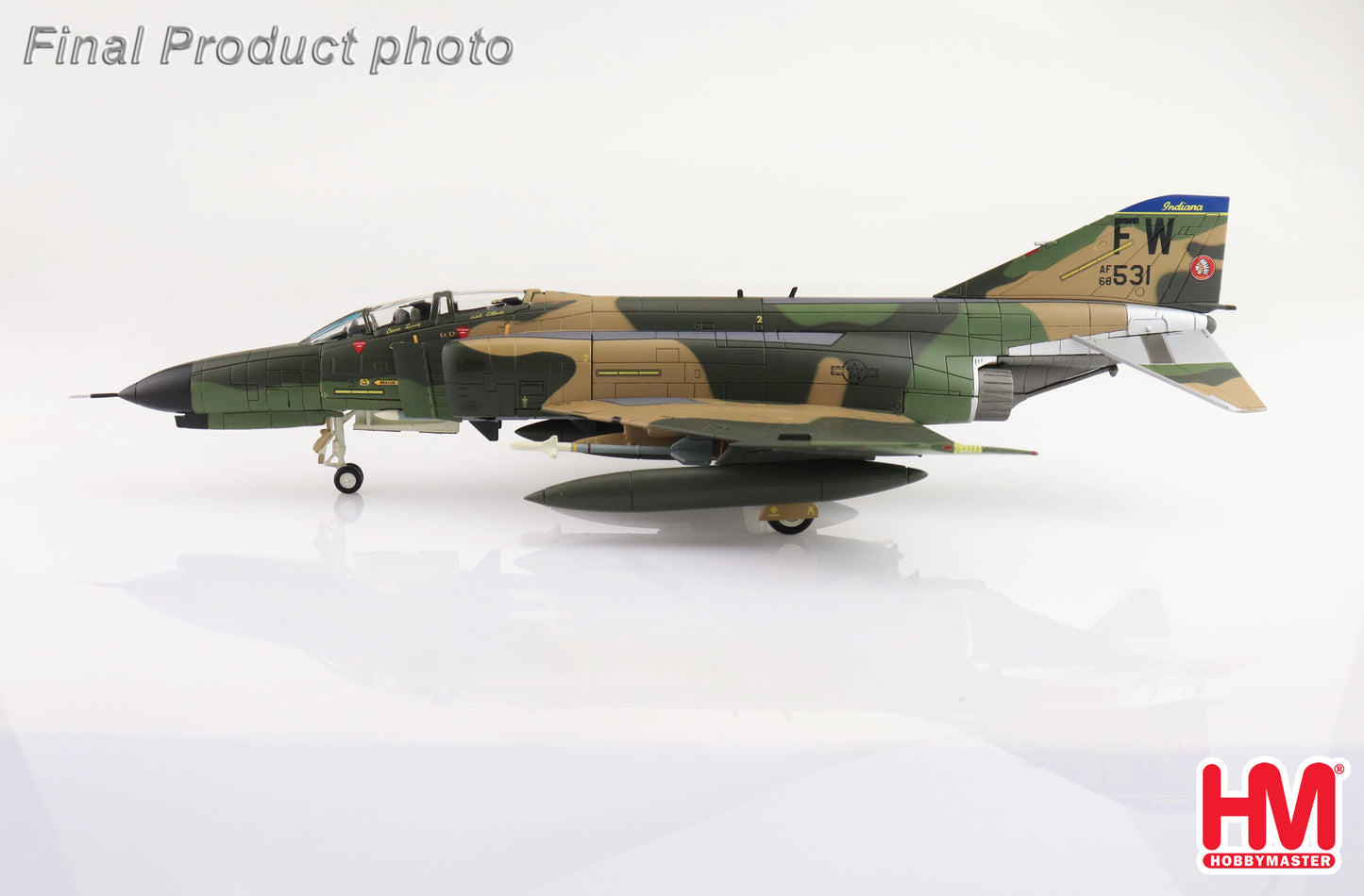 1/72 F-4E Phantom II 68-0531 163rd TFS 122nd TFG Ft Wayne Indiana May 1987