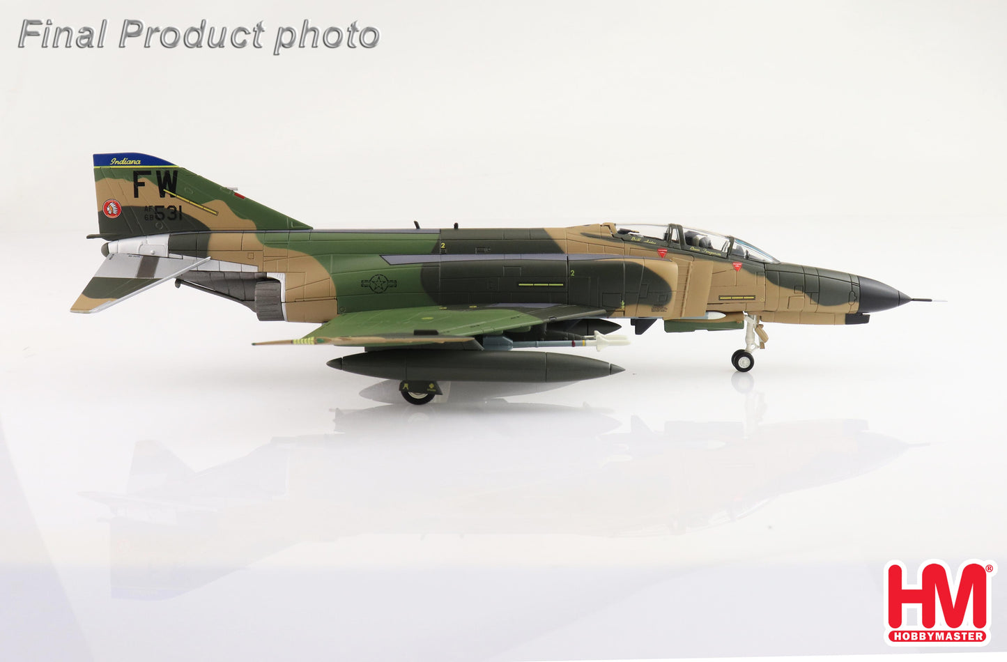 1/72 F-4E Phantom II 68-0531 163rd TFS 122nd TFG Ft Wayne Indiana May 1987