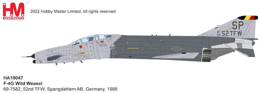 1/72 F-4G Wild Weasel 69-7582 52nd TFW Spangdahlem AB Germany 1988