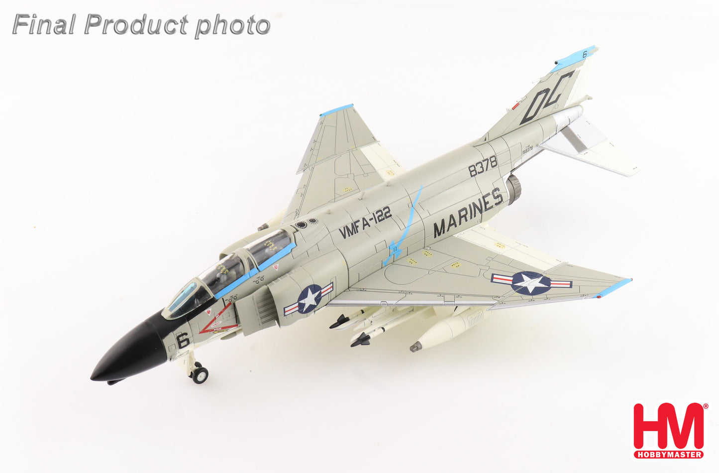 1/72 F-4B Phantom II 158378 VMFA-122 DA Nang Air Base 1968 (with 3 x MK.4 Gun Pods)