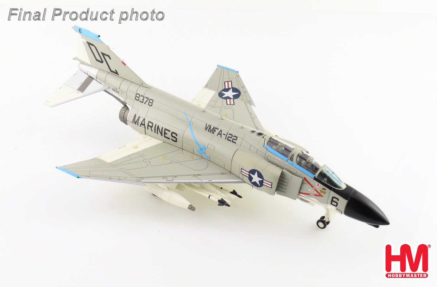 1/72 F-4B Phantom II 158378 VMFA-122 DA Nang Air Base 1968 (with 3 x MK.4 Gun Pods)