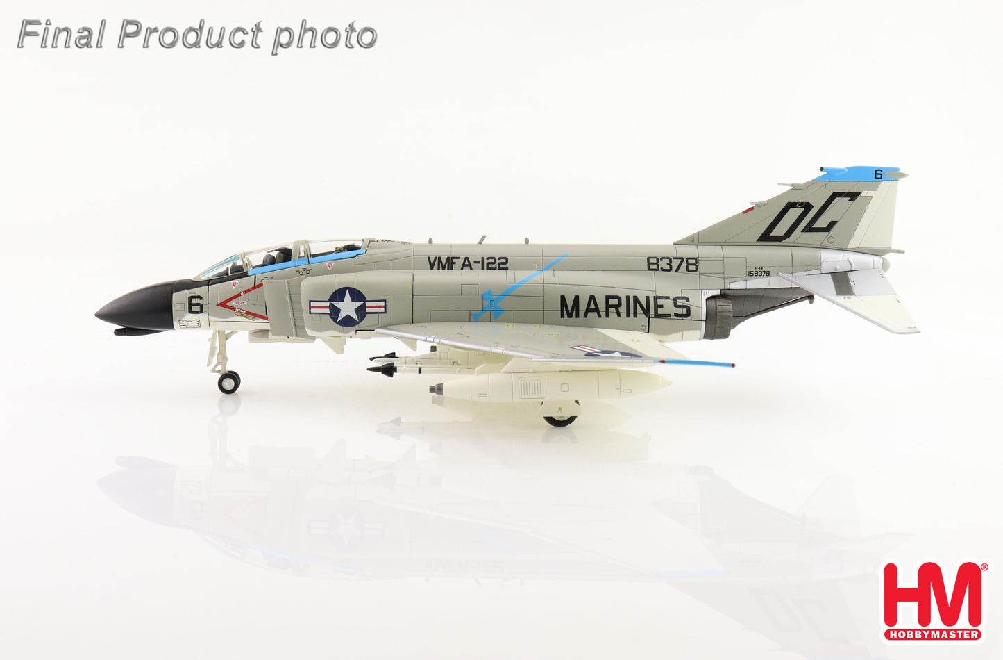 1/72 F-4B Phantom II 158378 VMFA-122 DA Nang Air Base 1968 (with 3 x MK.4 Gun Pods)