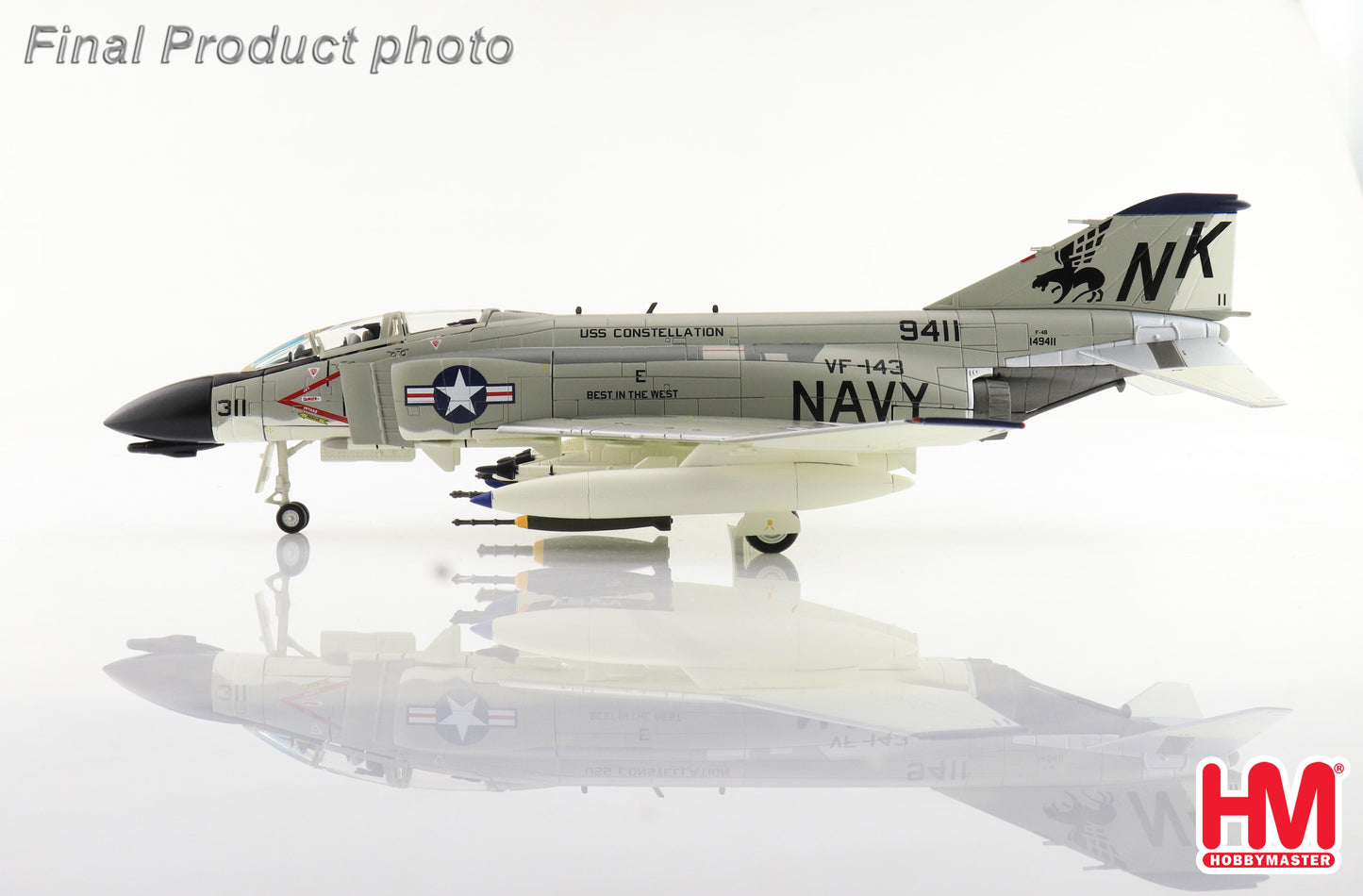 1/72 F-4B Phantom II 149411 VF-143 "Pukin Dogs" USS Constellation 1967