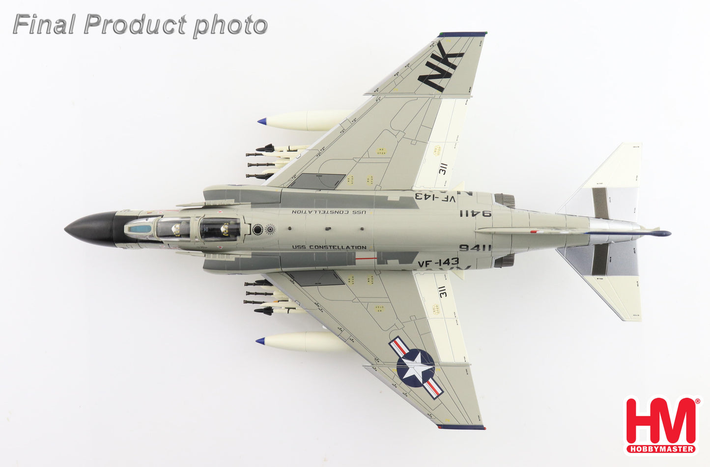 1/72 F-4B Phantom II 149411 VF-143 "Pukin Dogs" USS Constellation 1967