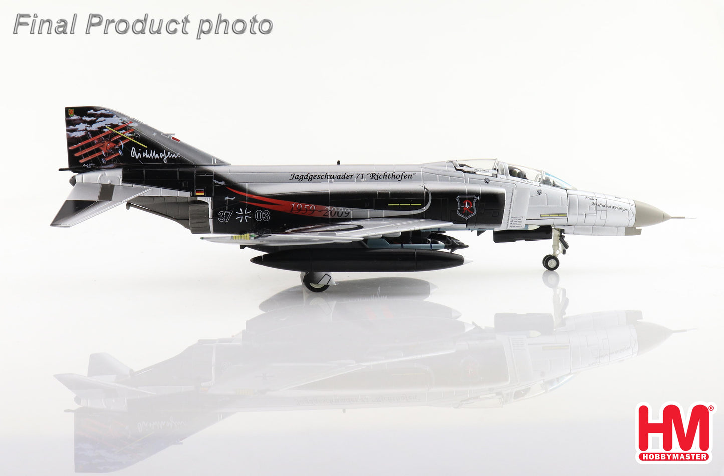 1/72 F-4F Phantom II "JG-71 50th Anniversary" 37+03 Luftwaffe 2009