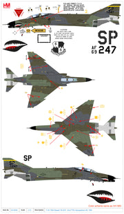 1/72Â F-4G "Wild Weasel" 69-0247 52nd TFW Spangdahlem AB 1985