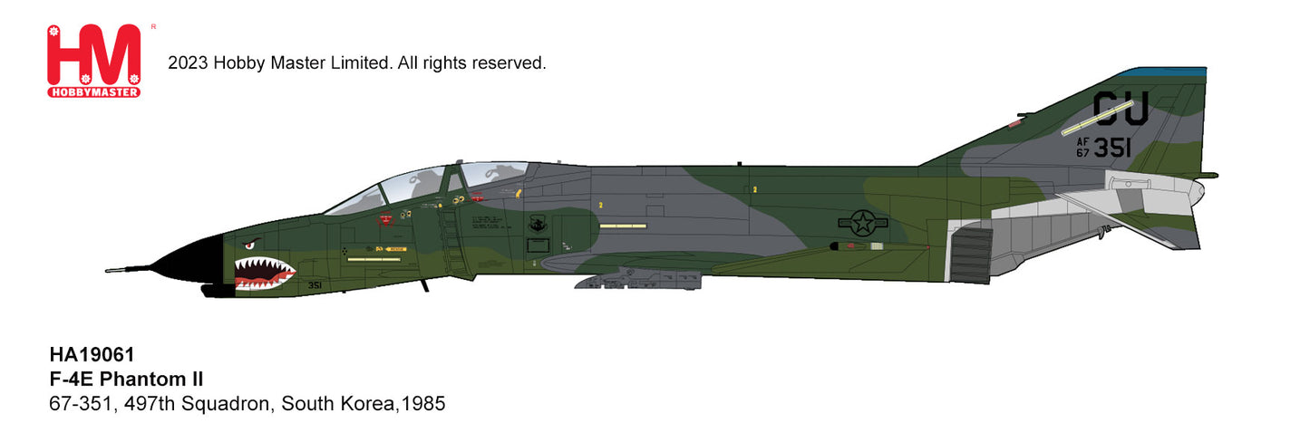1/72 F-4E Phantom II 67-351497th Squadron South Korea1985