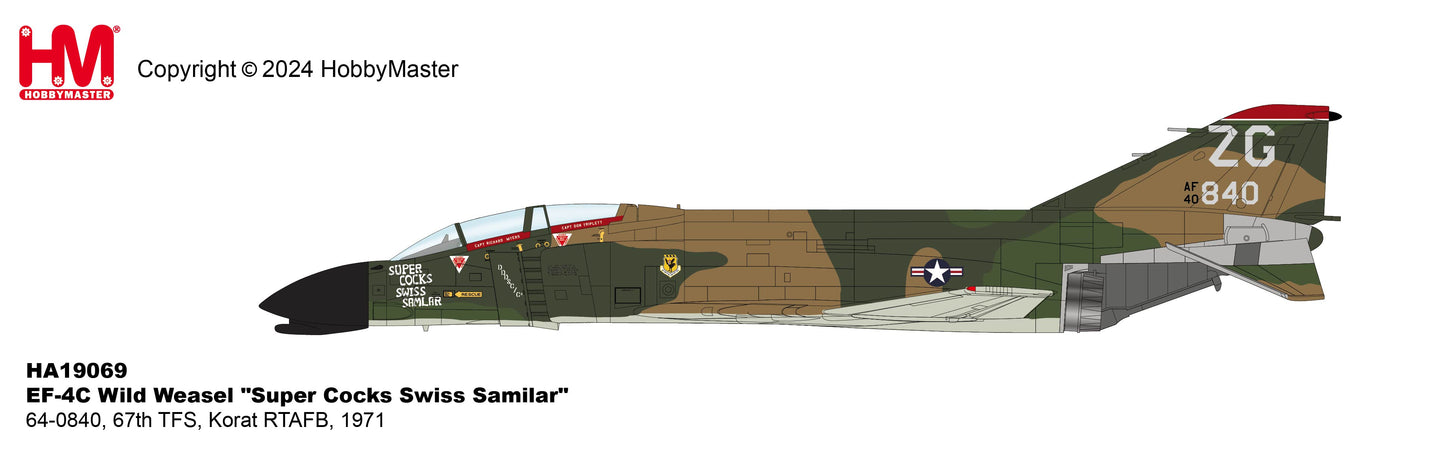 1/72 EF-4C Wild Weasel "Super Cocks Swiss Samilar" 64-0840 67th TFS Korat RTAFB 1971