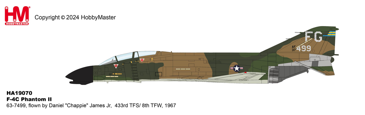 1/72 F-4C Phantom II 63-7499 flown by Daniel "Chappie" James Jr 433rd TFS/ 8th TFW 1967