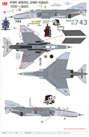 1/72 F-4E "ROKAF Farewell Phantom" 80-743 ROKAF 9th May 2024