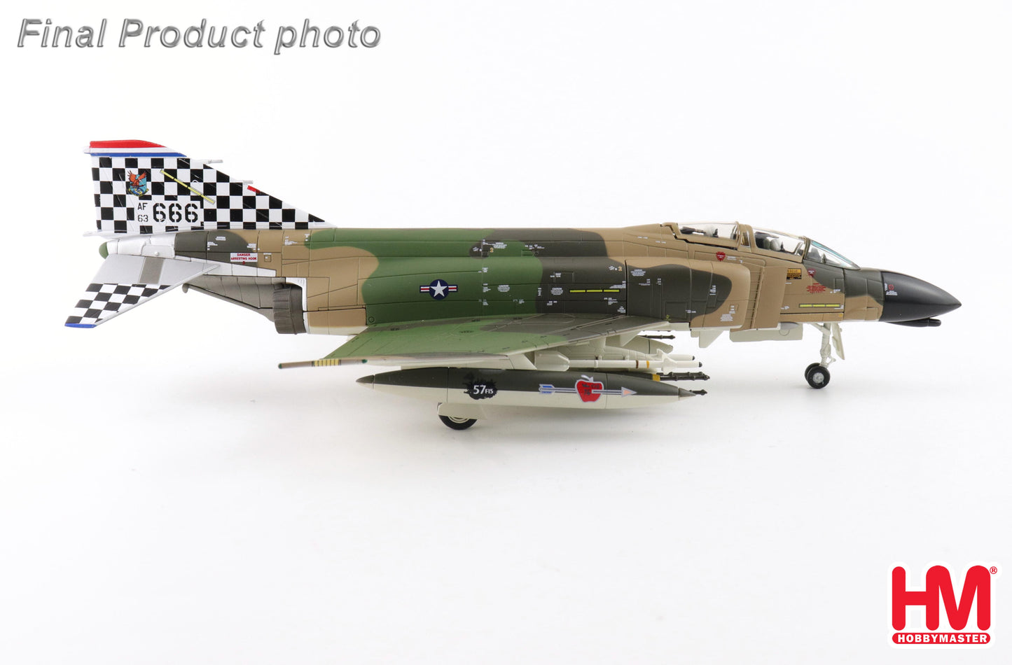 1/72 F-4C Phantom II "Wiliam Tell" 63-7666 57th FIS USAF Iceland 1977