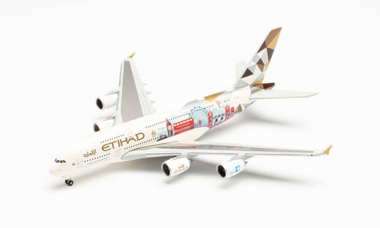 1/500 Etihad Airways Airbus A380  - Choose The United Kingdom -  A6-APE