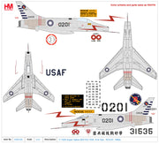 1/72 F-100D Super Sabre 020/51-1535 41st Sqn. ROCAF