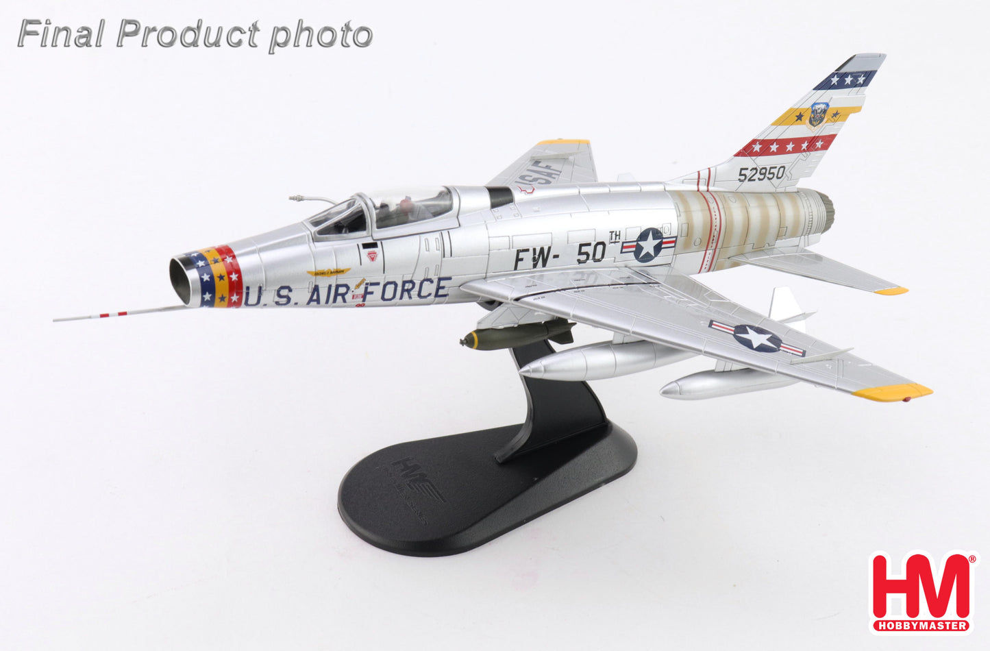 1/72 F-100D Super Sabre 55-2950 81st TFS 50th TFW France 1958