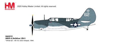 1/72 SB2-C Helldiver White 62 VB-18 USS Intrepid 1944