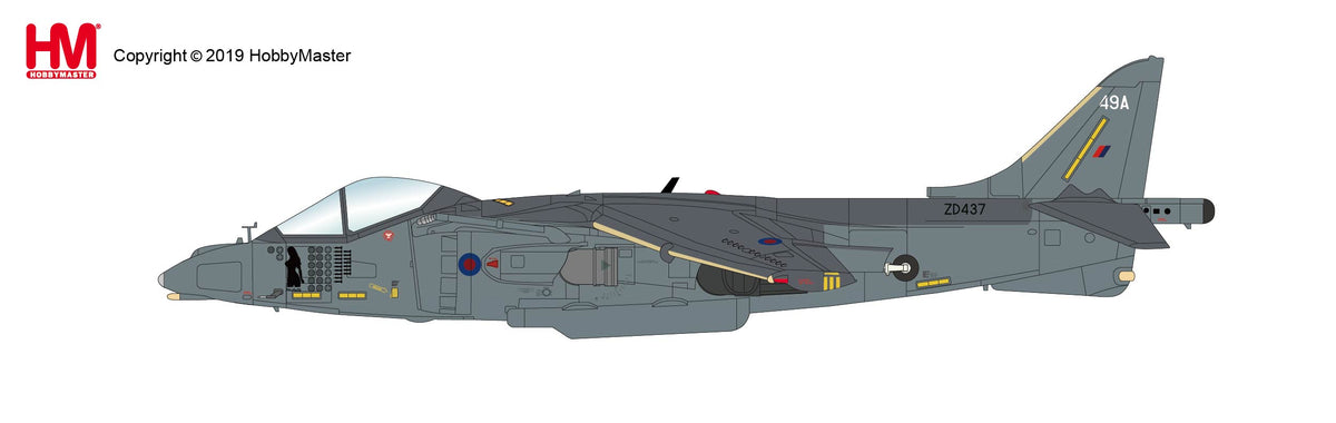 1/72 Harrier GR.7A â€œMichelleâ€� ZD437 1 Sqn. RAF Afghanistan 2007