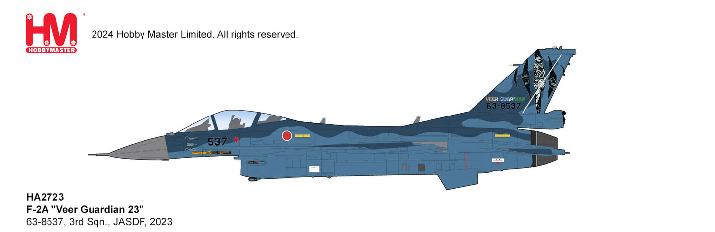 1/72 F-2A "Veer Guardian 23" 63-8537 3rd Sqn. JASDF 2023