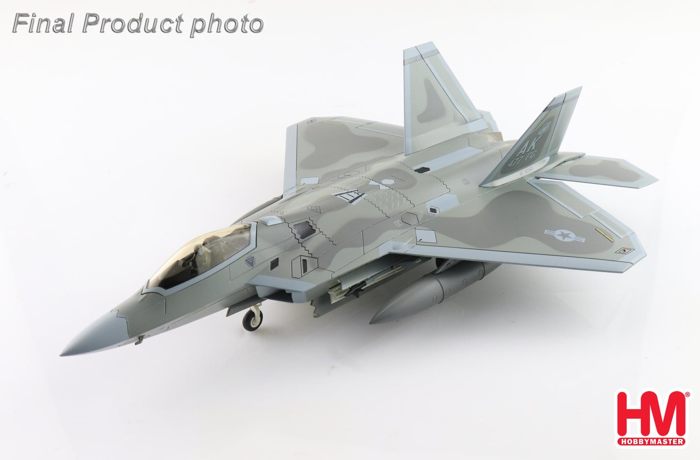 1/72 F-22A Raptor "Spirit of Tukegee" 07-4147 477 FG Elmendorf AFB 2013