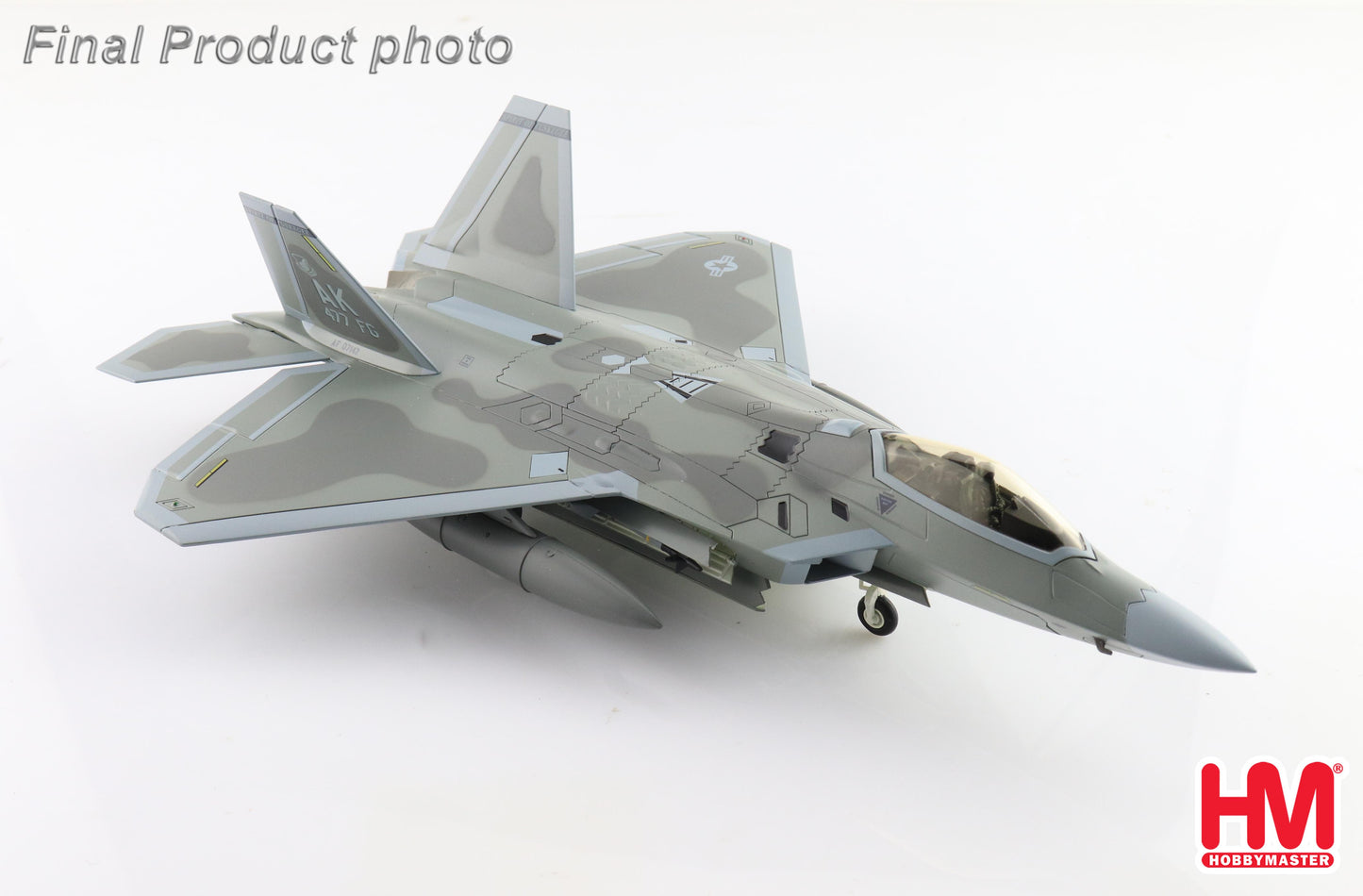 1/72 F-22A Raptor "Spirit of Tukegee" 07-4147 477 FG Elmendorf AFB 2013