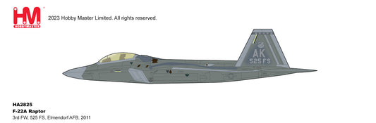 1/72 F-22A Raptor 3rd FW 525 FS Elmendorf AFB 2011