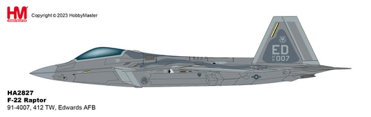 1/72 F-22 Raptor 91-4007 412 TW Edwards AFB