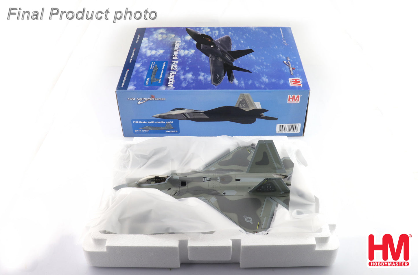 1/72 F-22 Raptor (with Steathy Pods) AF06-132 411 FLTS Edwards AFB 2022